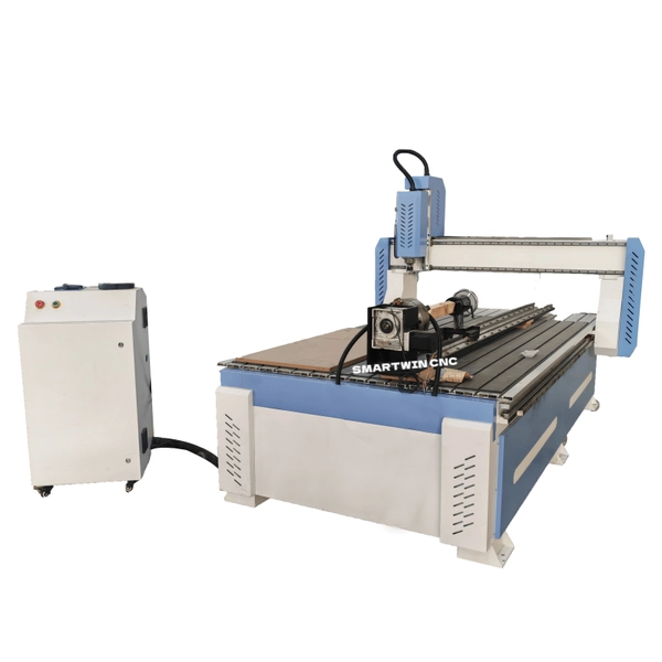 1325 cnc router 4 axis cutting machine with rotary device