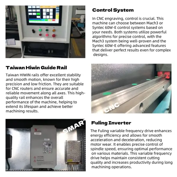 4'8' cnc machine with linear Auto tool changer details