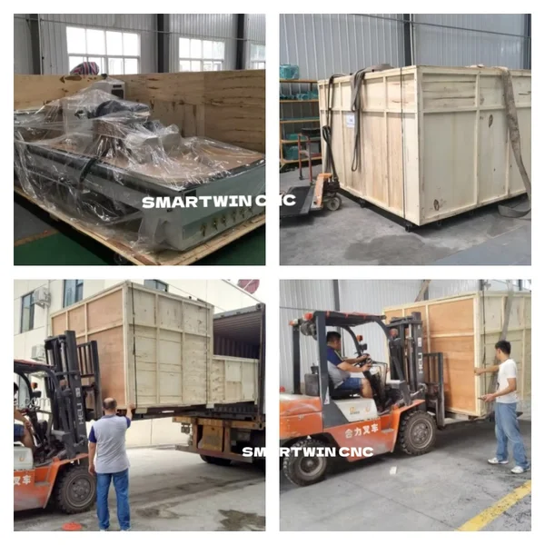 Package of 4’8’ CNC Router with Auto Tool Changer for WoodWorking