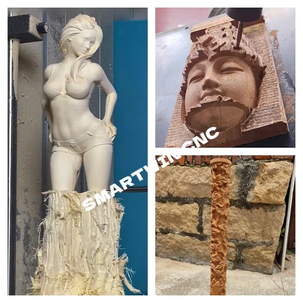 projects of cnc router with rotary device